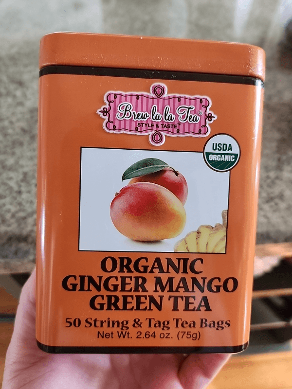 Brew La La Tea Organic Ginger Mango Green Tea