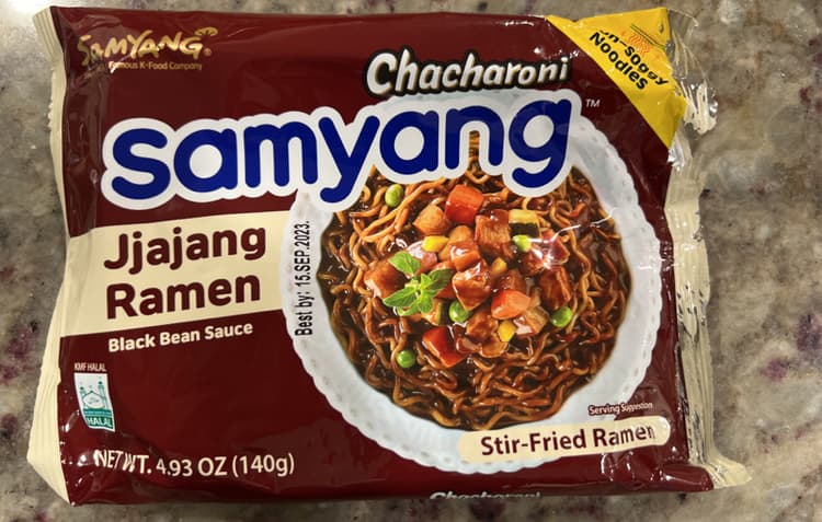 Samyang Chacharoni Jjajang Ramen Black Bean Sauce