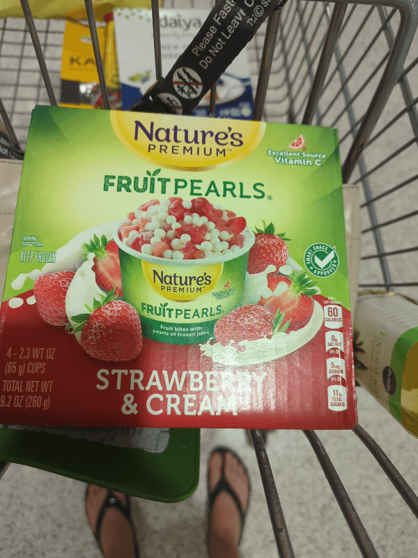 Nature'S Premium Strawberry & Cream Fruit Pearls