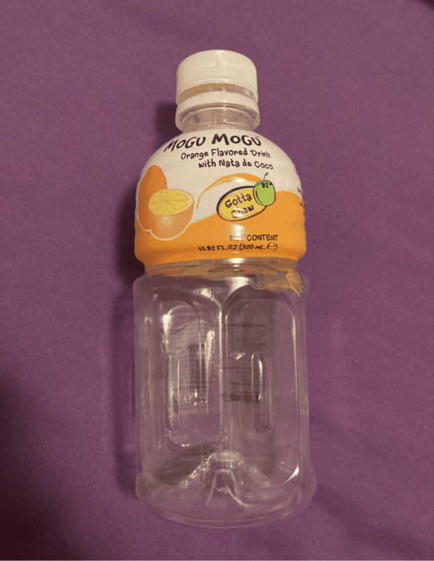Mogu Mogu Orange Flavoured Drink With Nata De Coco
