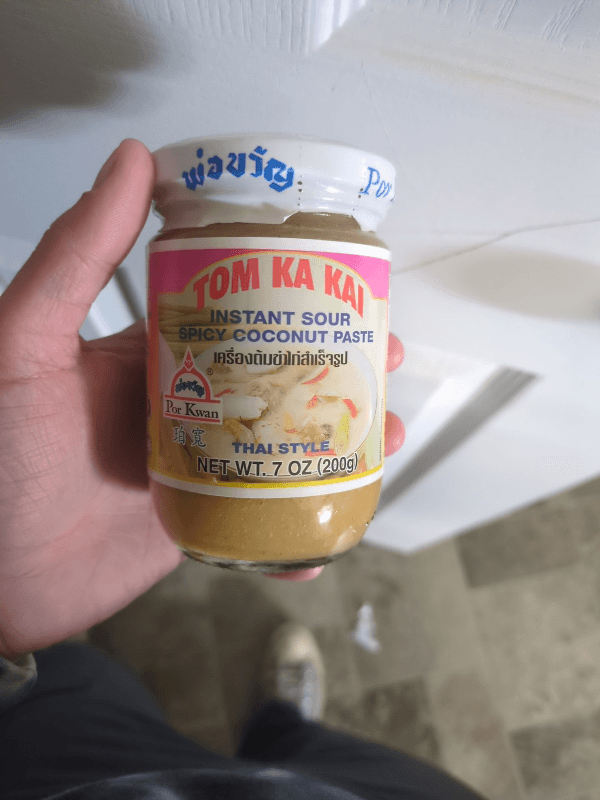 Por Kwan Tom Ka Kai Instant Sour Spicy Coconut Paste Thai Style