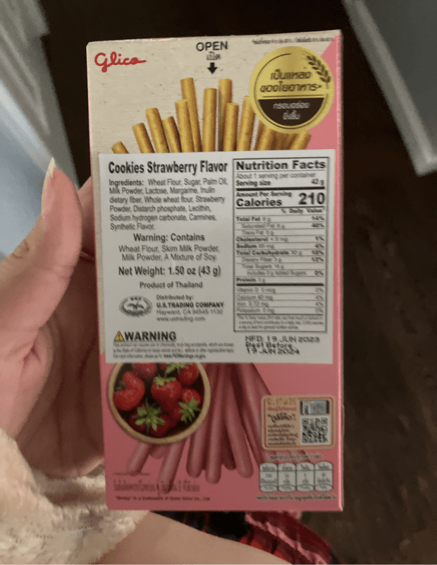 Pocky Cookies Strawberry Flavor