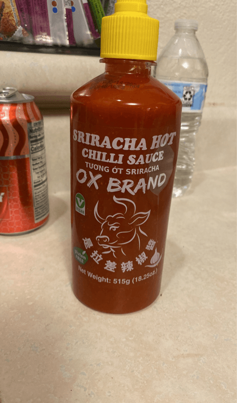 Ox Brand Sriracha Hot Chilli Sauce