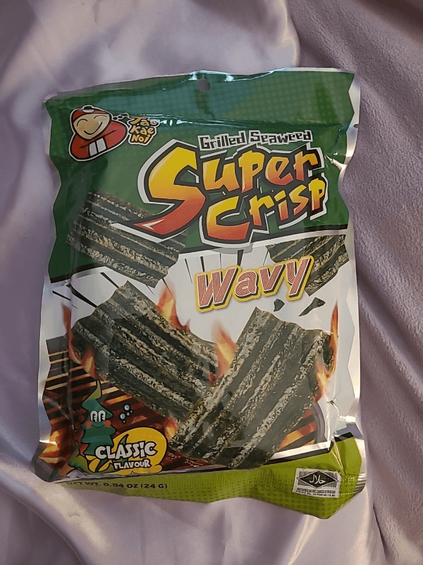 Taokaenoi Super Crisp Wavy Grilled Seaweed Classic Flavour