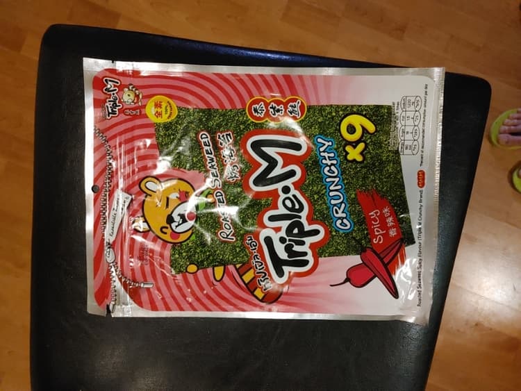 Triple-M Crunchy Spicy Roasted Seaweed X