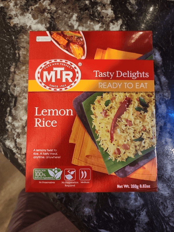 Mtr Tasty Delights Ready To Eat Lemon Rice