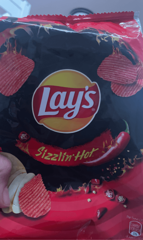 Lay'S Sizzlin' Hot Potato Chips