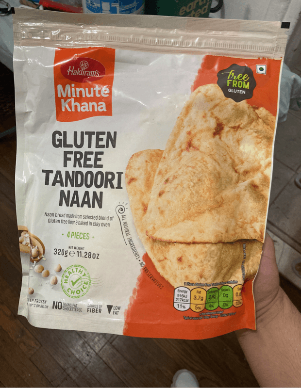 Haldiram'S Minute Khana Gluten Free Tandoori Naan