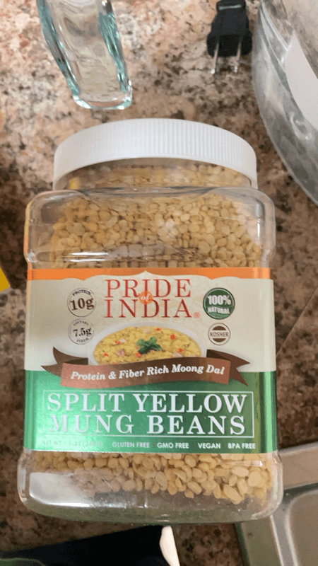 Pride Of India Split Yellow Mung Beans