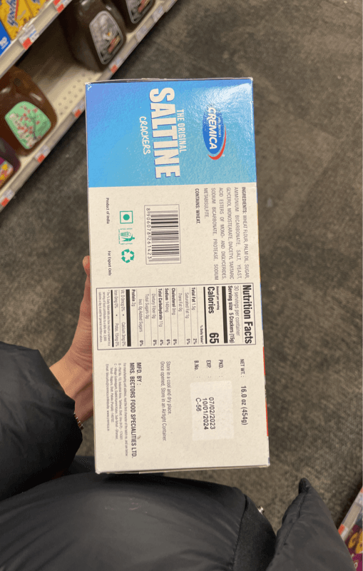 Mrs. Bector'S Cremica The Original Saltine Crackers