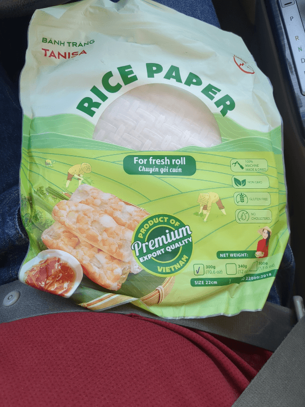 Tanisa Vietnamese Rice Paper For Fresh Roll 22Cm