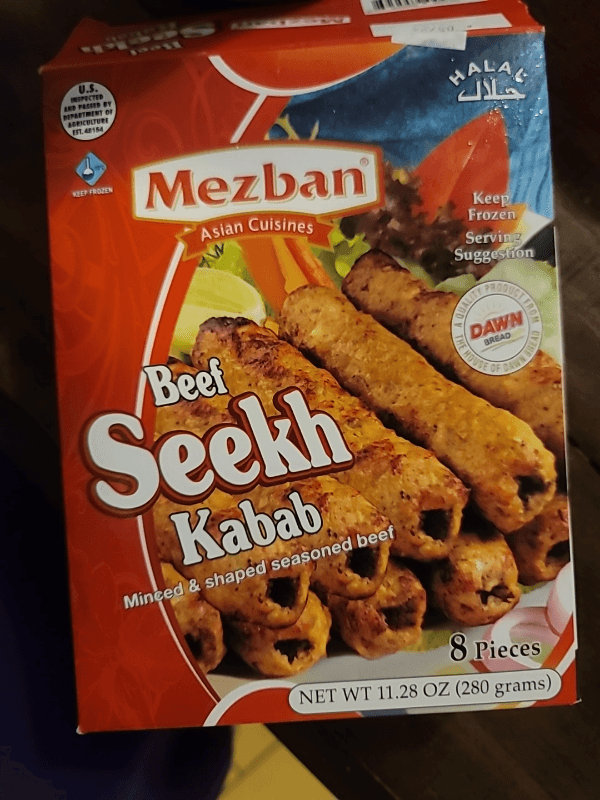 Mezban Beef Seekh Kabab
