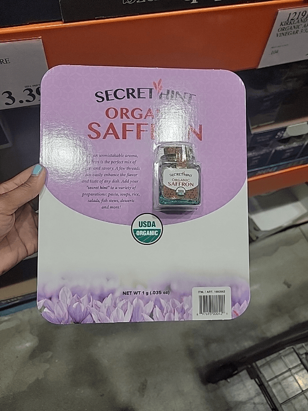 Secret Hint Organic Saffron