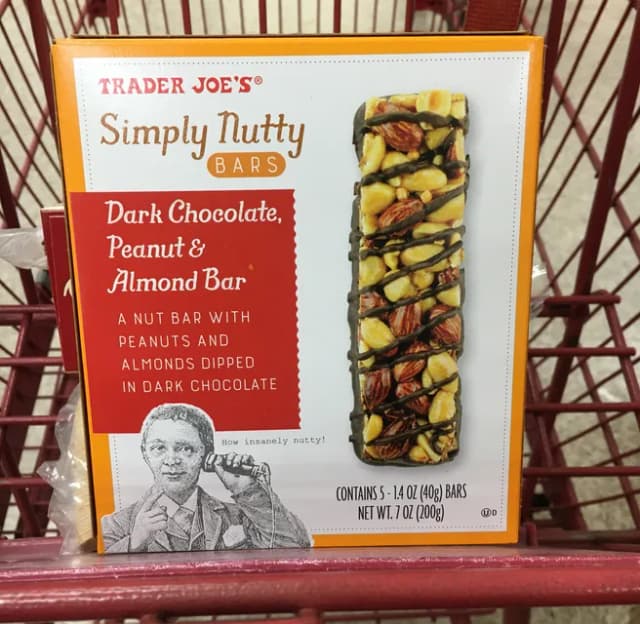 Is it Sesame Free? Trader Joe’s Simply Nutty Bars Dark Chocolate, Peanut & Almond Bar