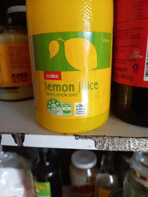 Coles Lemon Juice