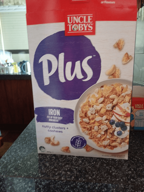 Uncle Tobys Plus Iron