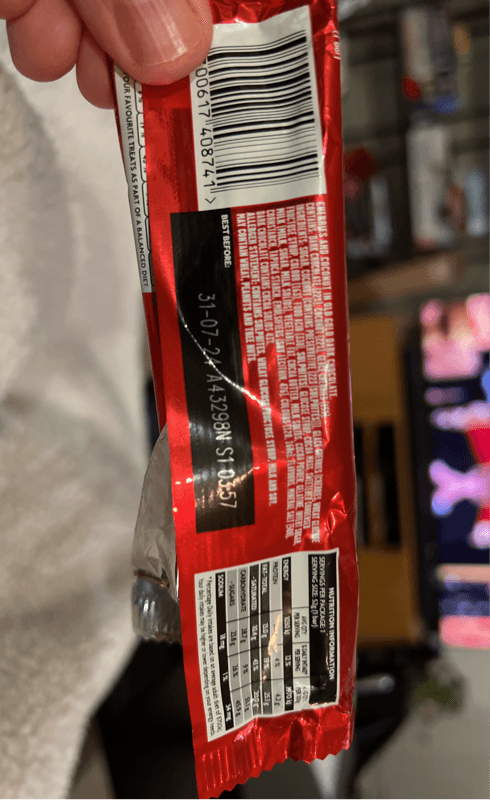 Cadbury Cherry Ripe Dark Chocolate Bar