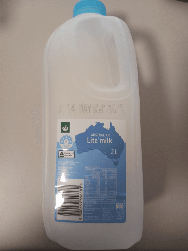 Woolworths Lite Milk