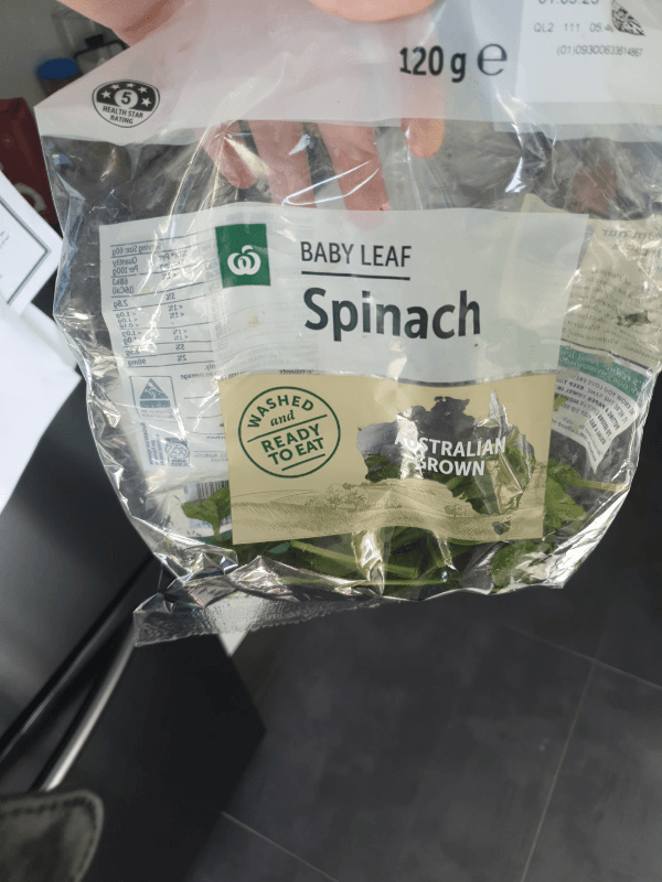Woolworths Baby Leaf Spinach