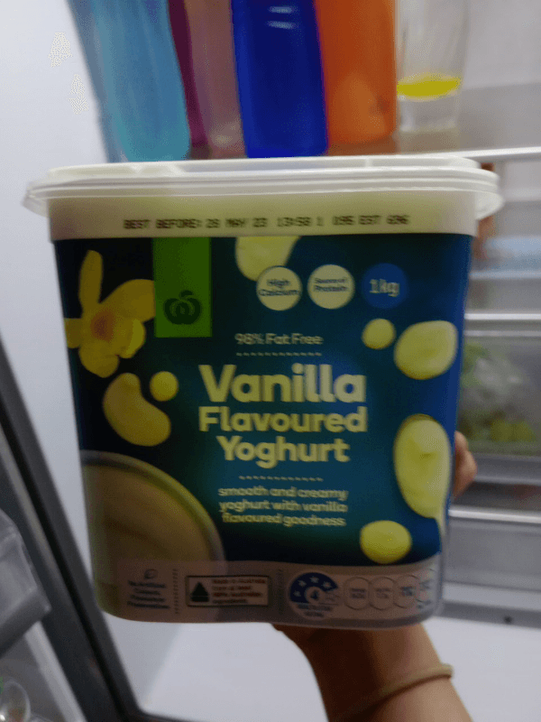 Woolworths 98% Fat Free Vanilla Flavoured Yoghurt
