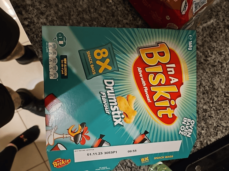 In A Biskit Drumstix Flavour Crackers