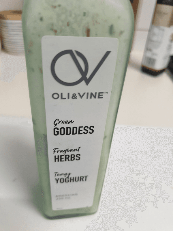 Oli & Vine Green Goddess Fragrant Herbs Tangy Yogurt Dressing
