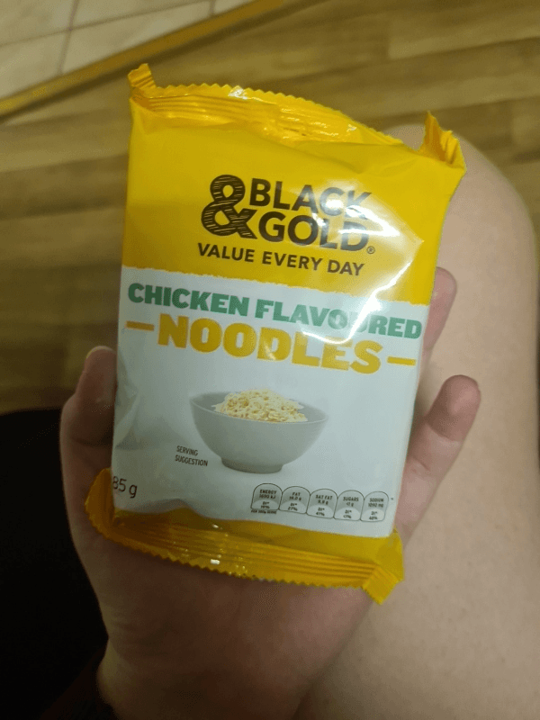 Black & Gold Chicken Flavored Noodles