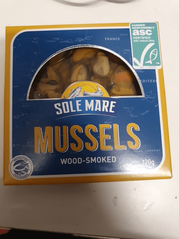 Sole Mare Mussels Wood-Smoked