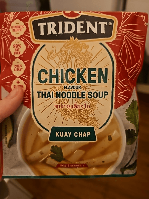 Trident Chicken Flavour Thai Noodle Soup
