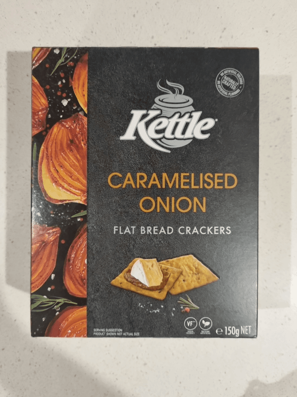 Kettle Caramelised Onion Flat Bread Crackers
