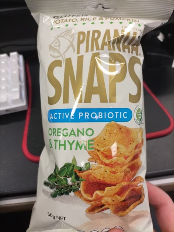 Piranha Snaps Oregano & Thyme