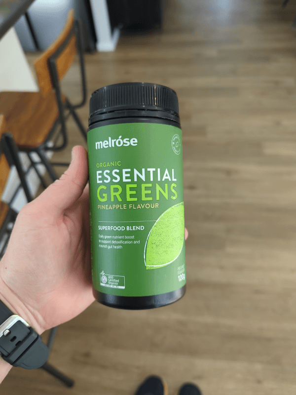Melrose Organic Essential Greens Pineapple Flavour