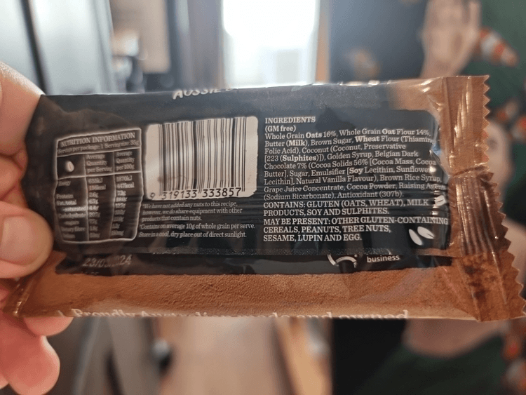 Carman'S Oat Slice Belgian Chocolate Brownie