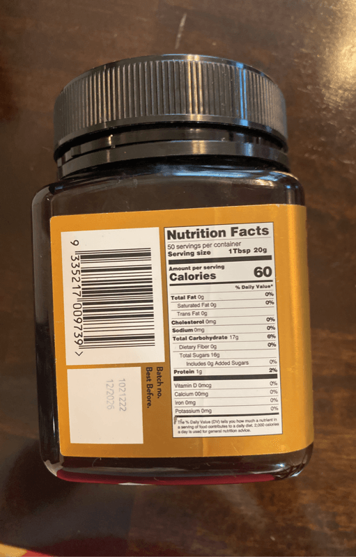 Premium New Zealand Honey Manuka Honey Mgo 30+