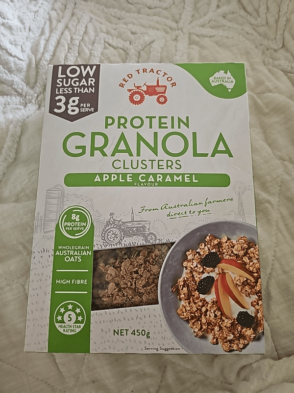 Red Tractor Protein Granola Clusters Apple Caramel