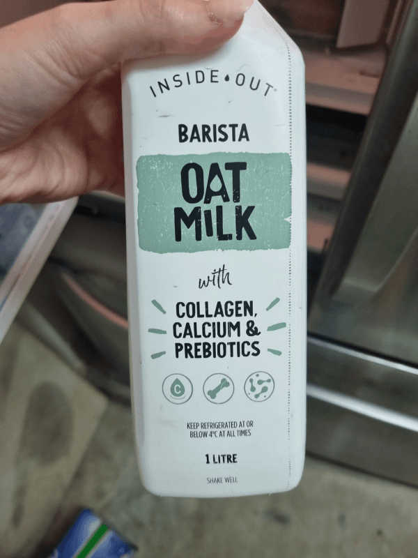 Inside-Out Barista Oat Milk With Collagen, Calcium & Prebiotics