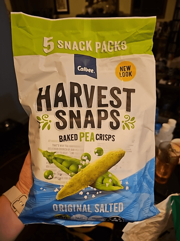 Calbee Harvest Snaps Original Salted Baked Pea Crisps