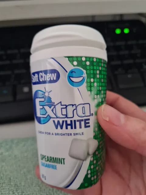 Extra White Soft Chew Spearmint Sugar Free Chewing Gum