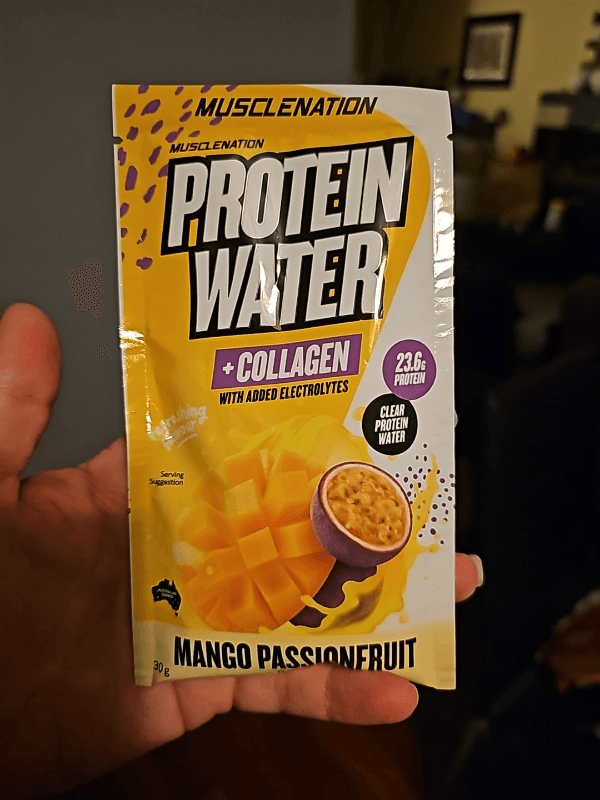 Muscle Nation Protein Water + Collagen Mango Passionfruit