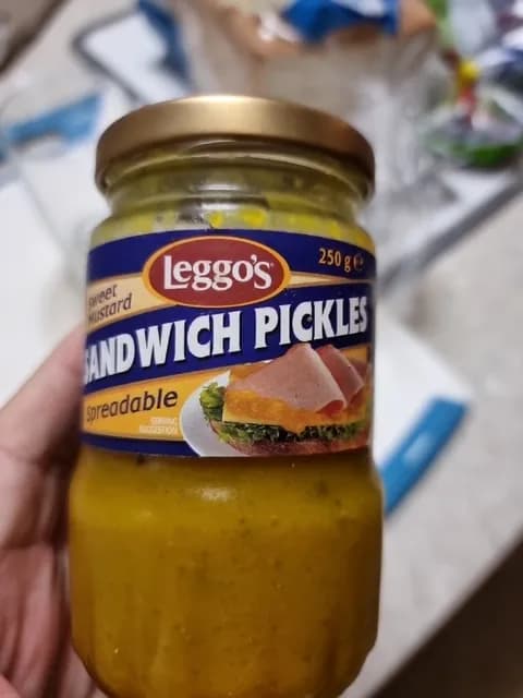 Leggo'S Spreadable Sweet Mustard Sandwich Pickles