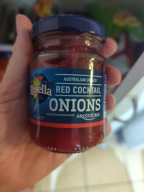 Rosella Red Cocktail Onions Aristocrat
