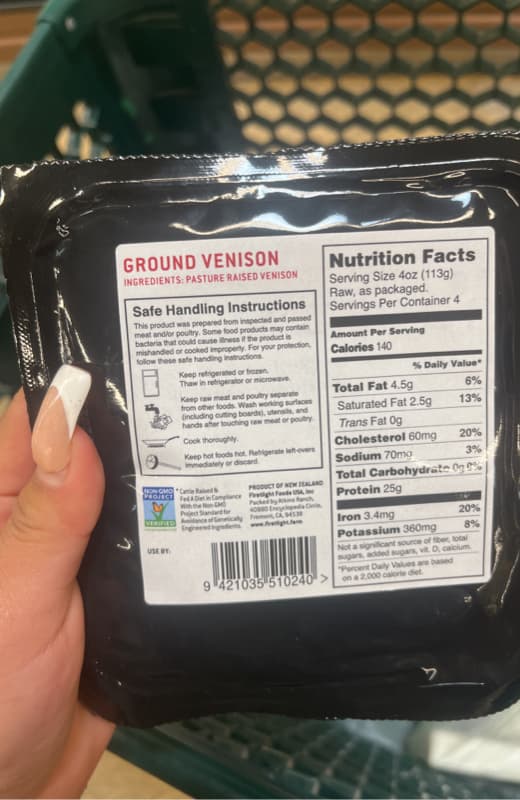 First Light Ground Venison