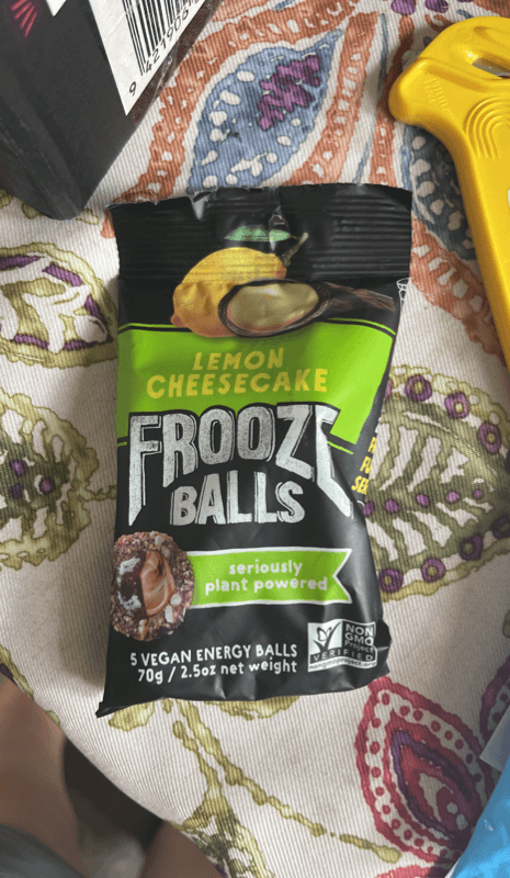 Frooze Balls Lemon Cheesecake Energy Balls
