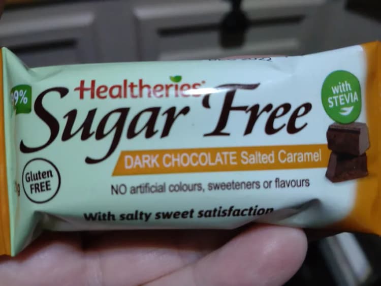 Healtheries 99% Sugar Free Dark Chocolate Salted Caramel