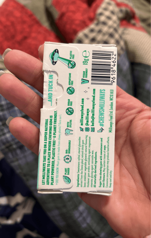 Milliways Mighty Mint Super Natural Gum