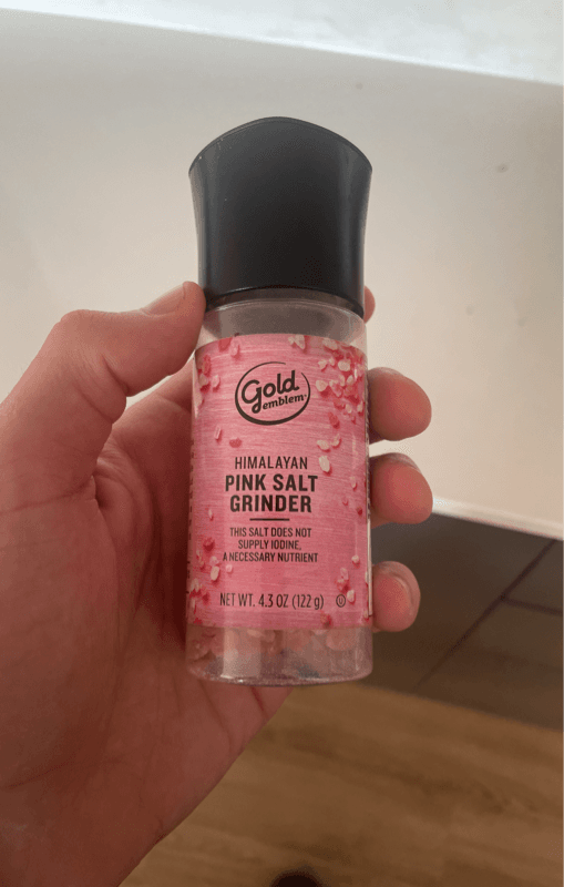 Gold Emblem Himalayan Pink Salt Grinder
