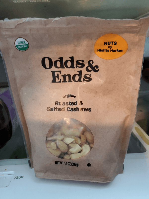 Odds & Ends Organic Roasted & Salted Cashews