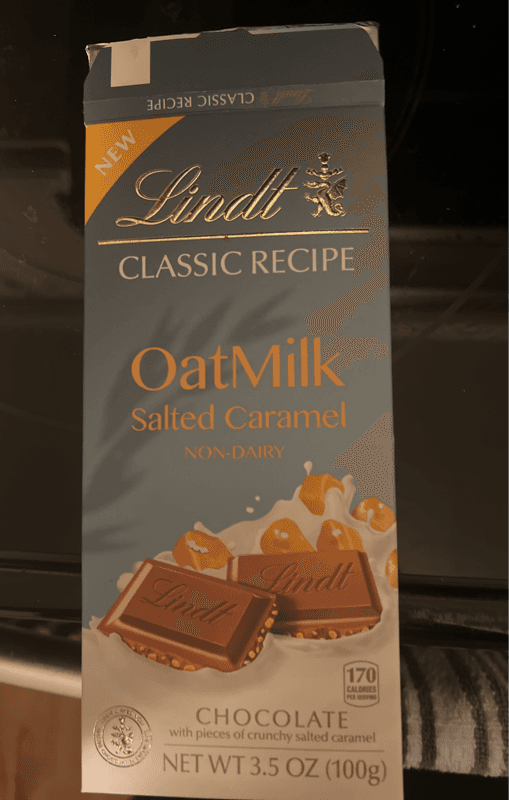 Is it Artificial Food Coloring Free? Lindt Oatmilk Salted Caramel Non-dairy Chocolate