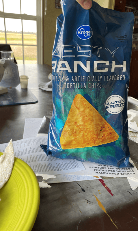 Kroger Gluten Free Zesty Ranch Tortilla Chips