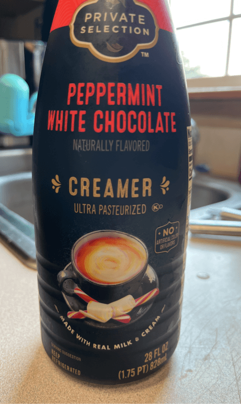 Private Selection Peppermint White Chocolate Creamer